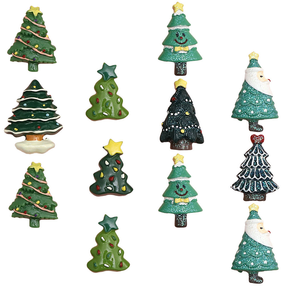 Christmas Craft Embellishment - 20Pcs Dekorasi Natal DIY dari Resin