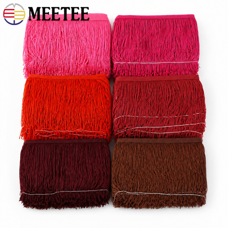 Fringe Ribbon Sewing - Rumbai Panjang 10-30cm untuk Gaun, Gaun