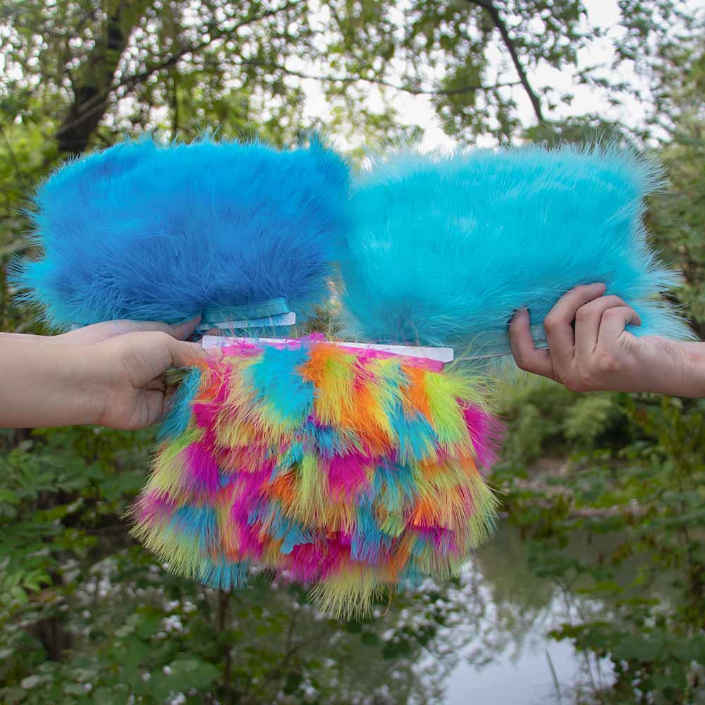 Feather Trim Marabou - 1 Meter/Lot Bulu Marabou Turki pada