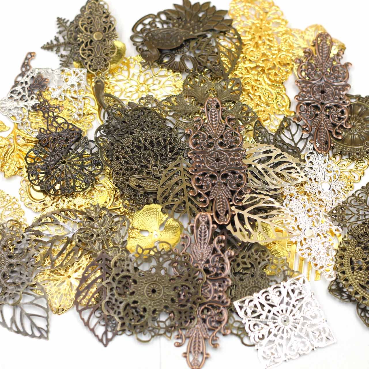 Hiasan Konektor Acak Campuran  - Craft Embellishment ulasan dan harga