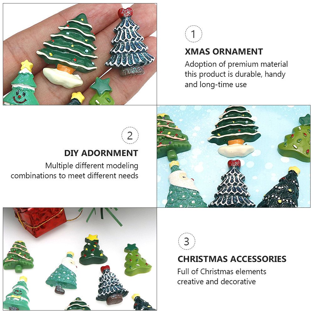 20Pcs Dekorasi Natal DIY dari  - Christmas Craft Embellishment ulasan dan harga