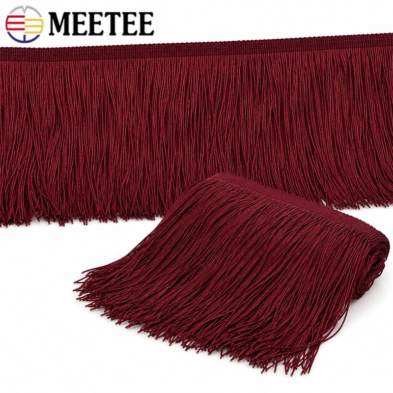 5/10 Yard 10-30Cm Pita Poliest - Fringe Ribbon Sewing ulasan dan harga