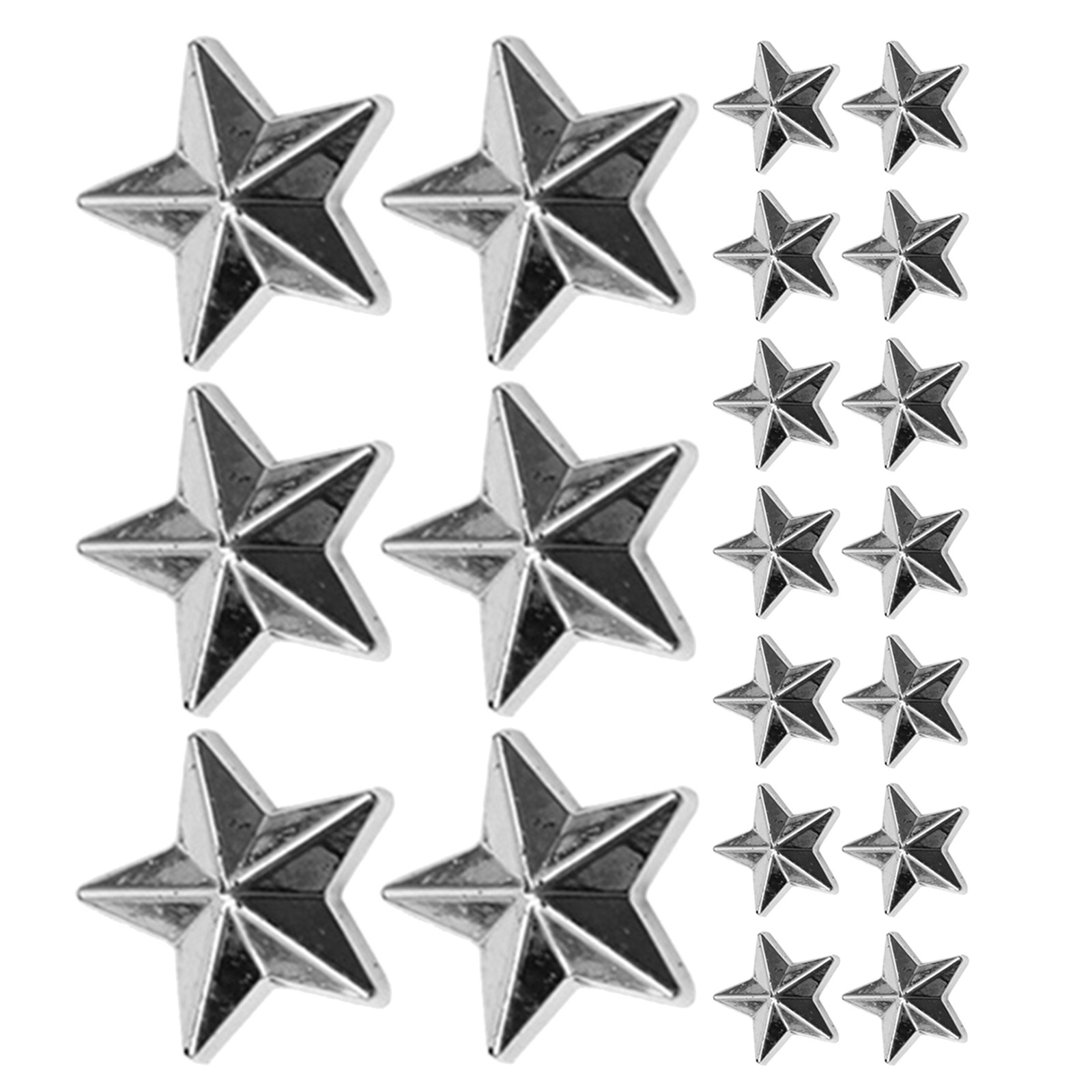 300 Buah Hiasan Bintang Akrili - Craft Embellishment ulasan dan harga