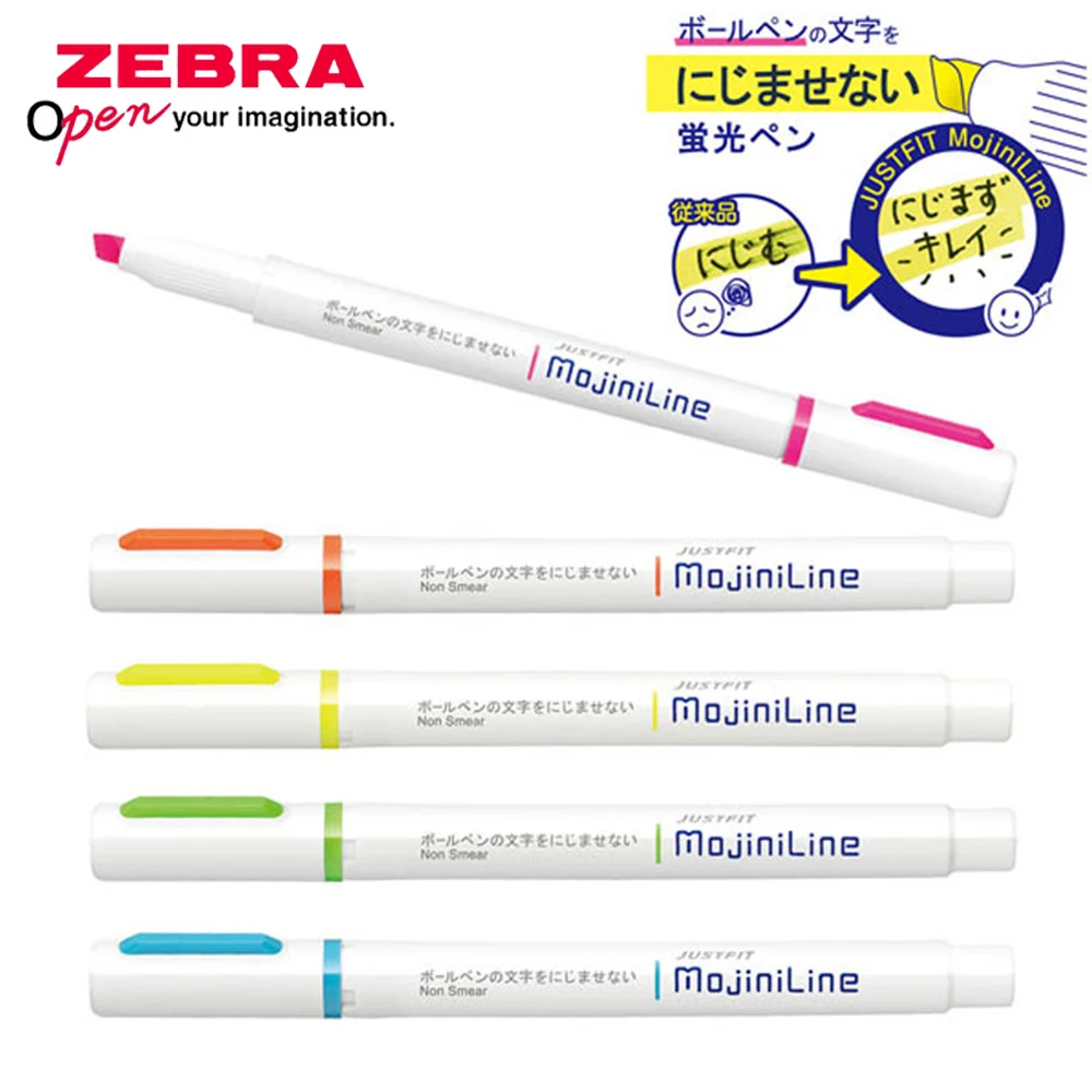 4 buah pena penanda kepala tun - Zebra Pen Mildliner ulasan dan harga