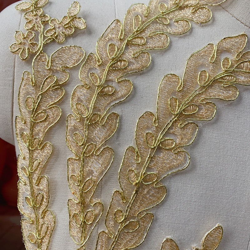 Renda Emas untuk Hiasan Keraji - Craft Embellishment ulasan dan harga