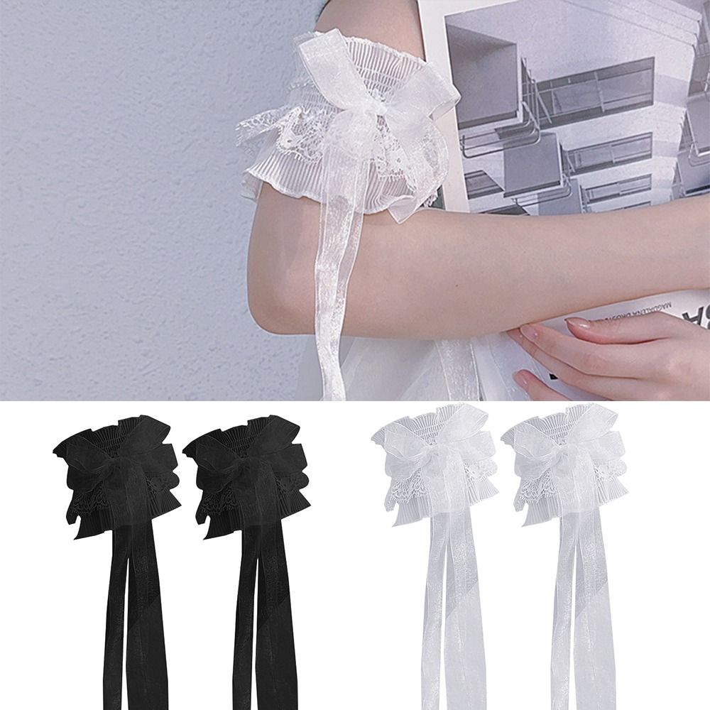Penghangat lengan lengan ikata - Elastic Lace Trim ulasan dan harga