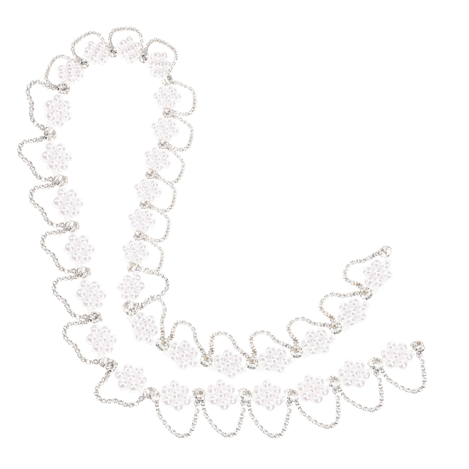 Rantai Mutiara Rhinestone Prem - Craft Embellishment ulasan dan harga