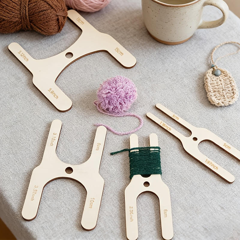 4pcs Set Alat Pembuat Pom-Pom  - Pom Pom Maker Tool ulasan dan harga