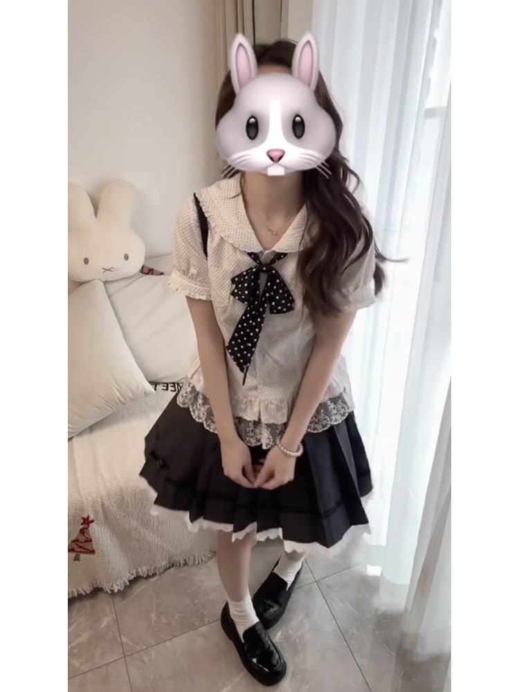 Set 2 Potong Coquette Manis Te - Elastic Lace Trim ulasan dan harga